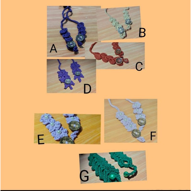 strap masker hijab (rajut)