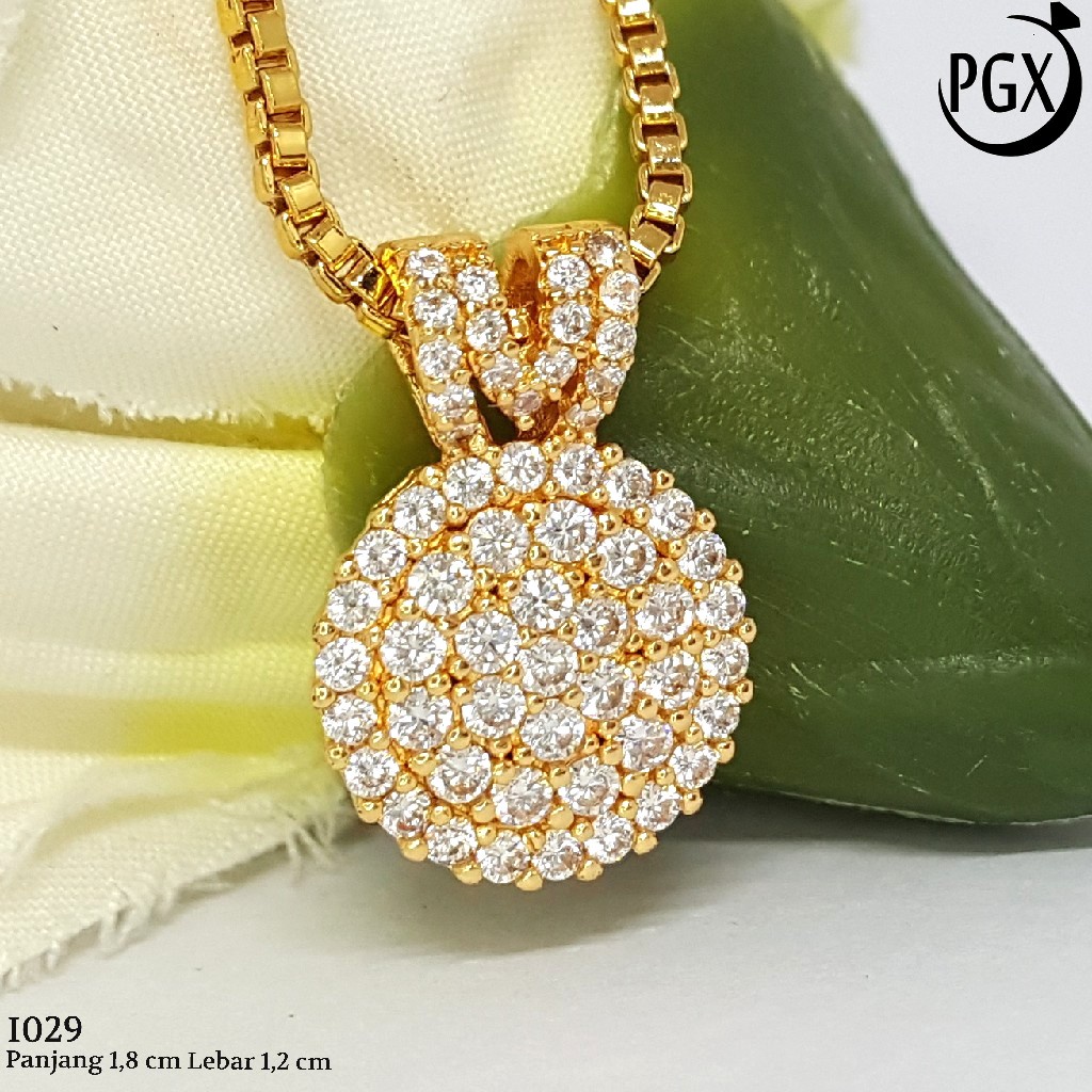 PGX Liontin Kalung Xuping Wanita Aksesoris Fashion Perhiasan Lapis Emas  - I029