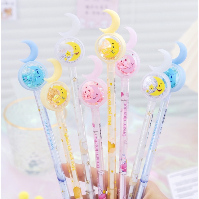 

Pulpen gel glitter sabbit lucu