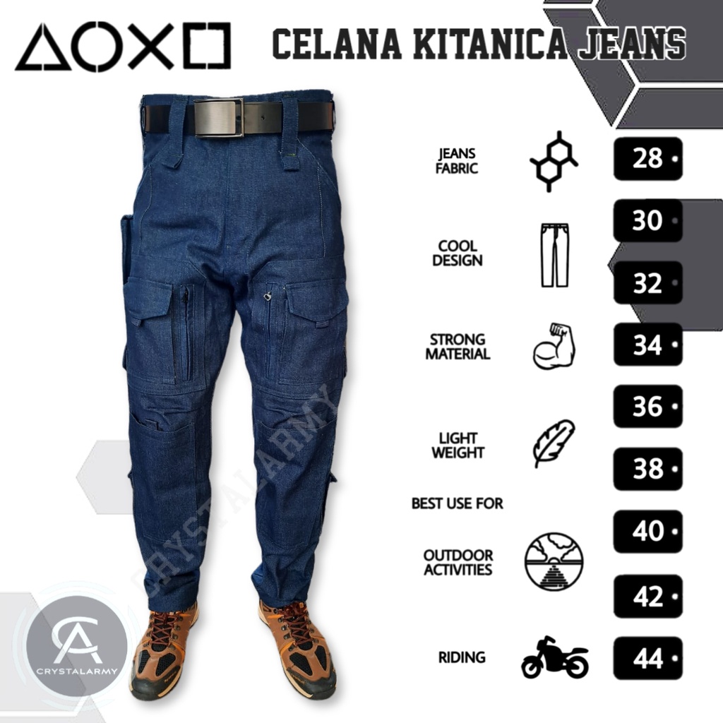 celana KTNC panjang bahan  jeans / celana KTNC bahan jeans