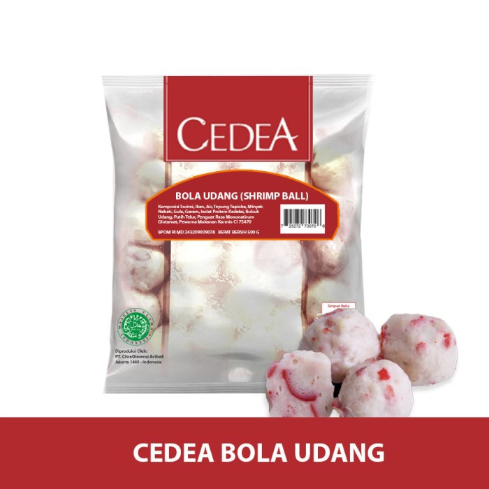 

CEDEA BOLA UDANG 500 GR / SHRIMP BALL