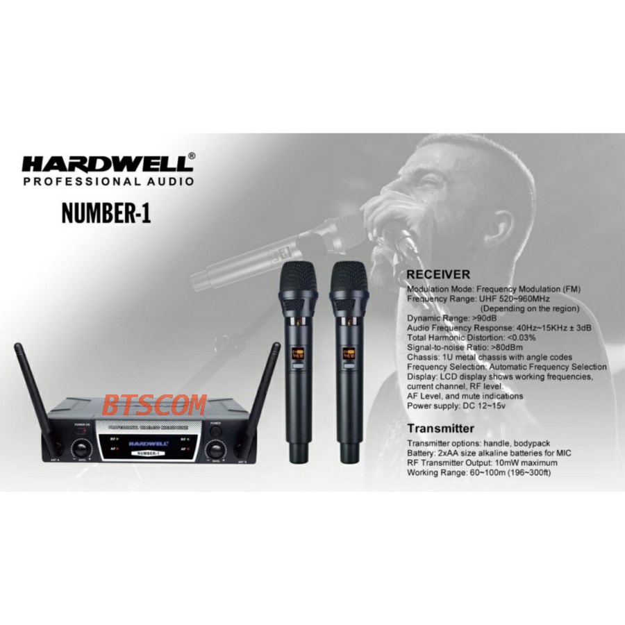Mic Wireless HARDWELL NUMBER 1 Microphone HARDWELL NUMBER 1 Original -