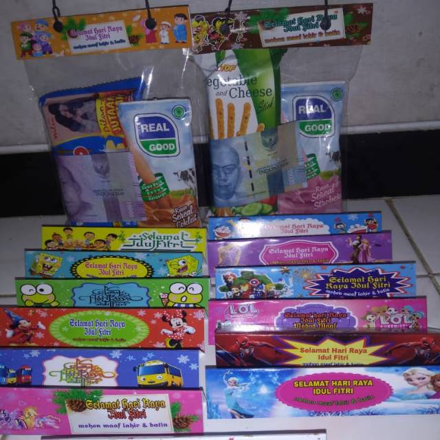 

Plastik label idul Fitri UK 15*20