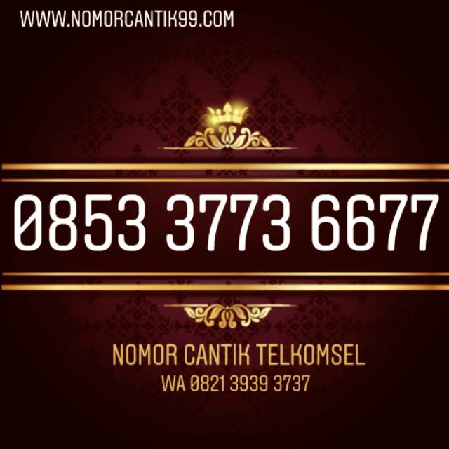 Nomor Cantik As 0853 3773 6677 - As aabb - Nomor Cantik Telkomsel aabb - Nomer Cantik As aabb 6677