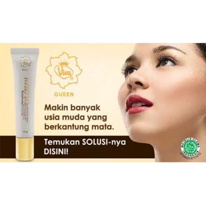 Viva Eye Cream ORI BPOM 15 g/ Krim Mata Viva Queen