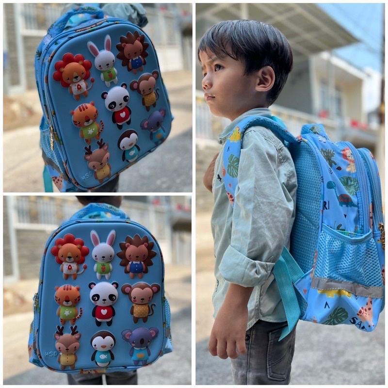 Tas ransel impor tas sekolah tas karakter tas animal tas anak