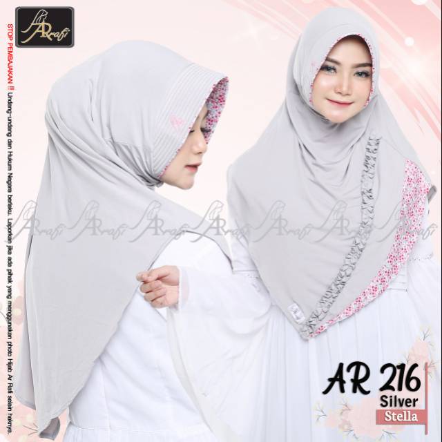 AR RAFI STORE - AR 216 - ORI HIJAB AR RAFI
