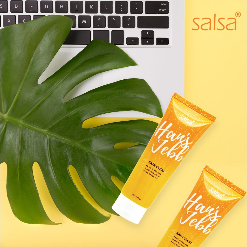 Salsa Hans Jebb Peeling Gel SWEET TROPICAL , LEMON BREEZE , GREEN TEA  / Salsa Peeling Gel Lulur Tanpa Bilas / Perontok Daki / Body Scrub / Body Spa / Hans jeeb 110g PROMO