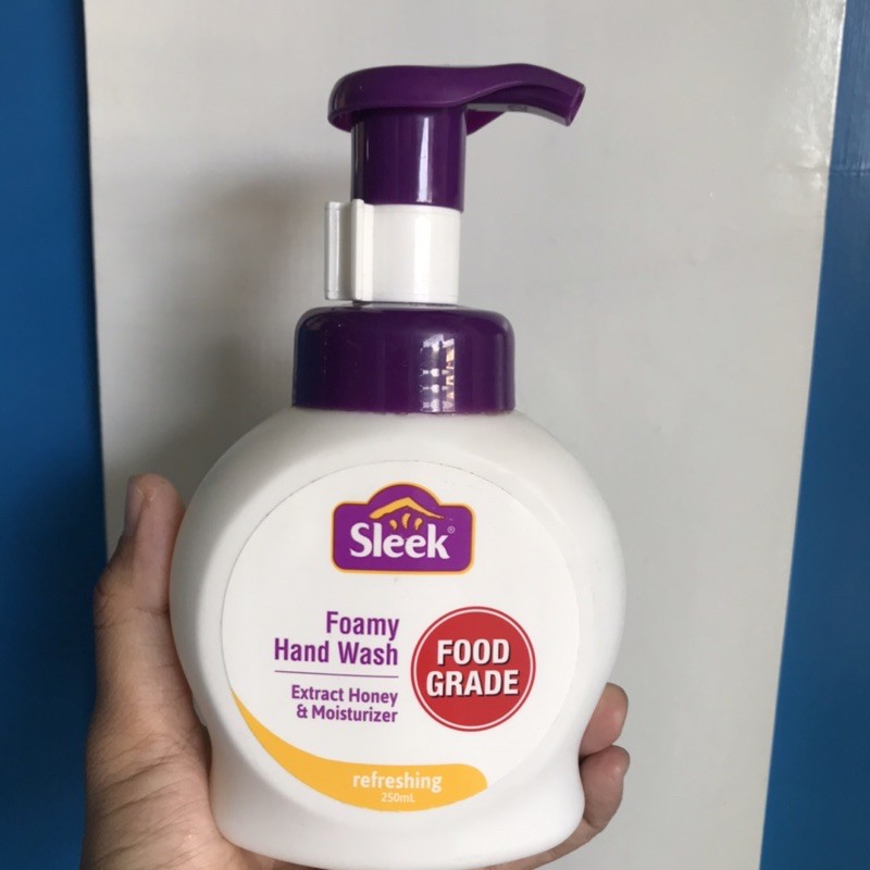 Sleek Foamy Hand Wash 250ml / Sabun Cuci Tangan busa foam sleek