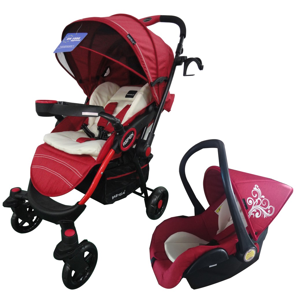 Kereta Dorong Bayi Baby Elle Aspen Travel System S-603 Stroller Bayi BabyElle