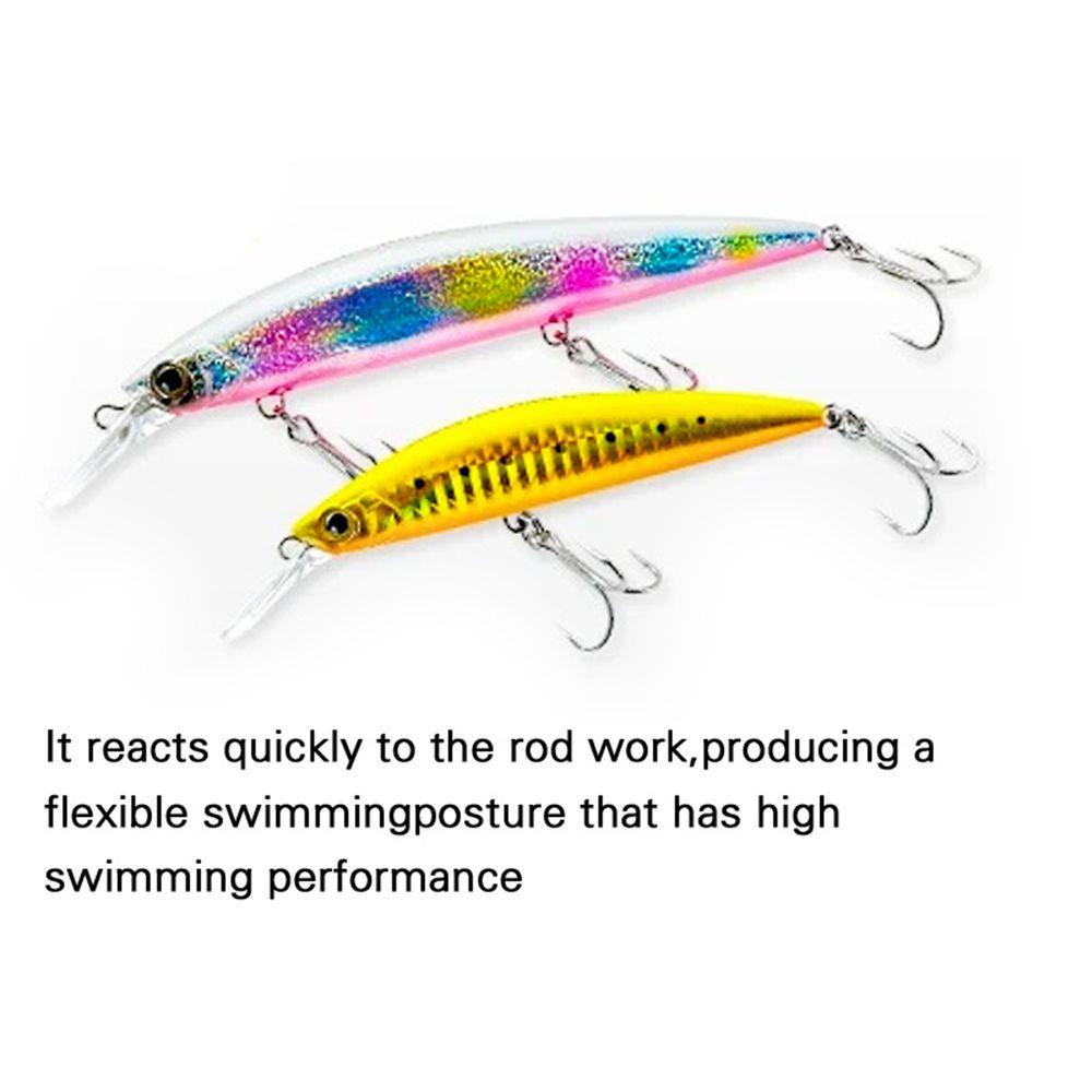 Umpan Ikan Kecil Nanas Multicolor Crankbaits Sinking Stream Bait Long Casting Lure