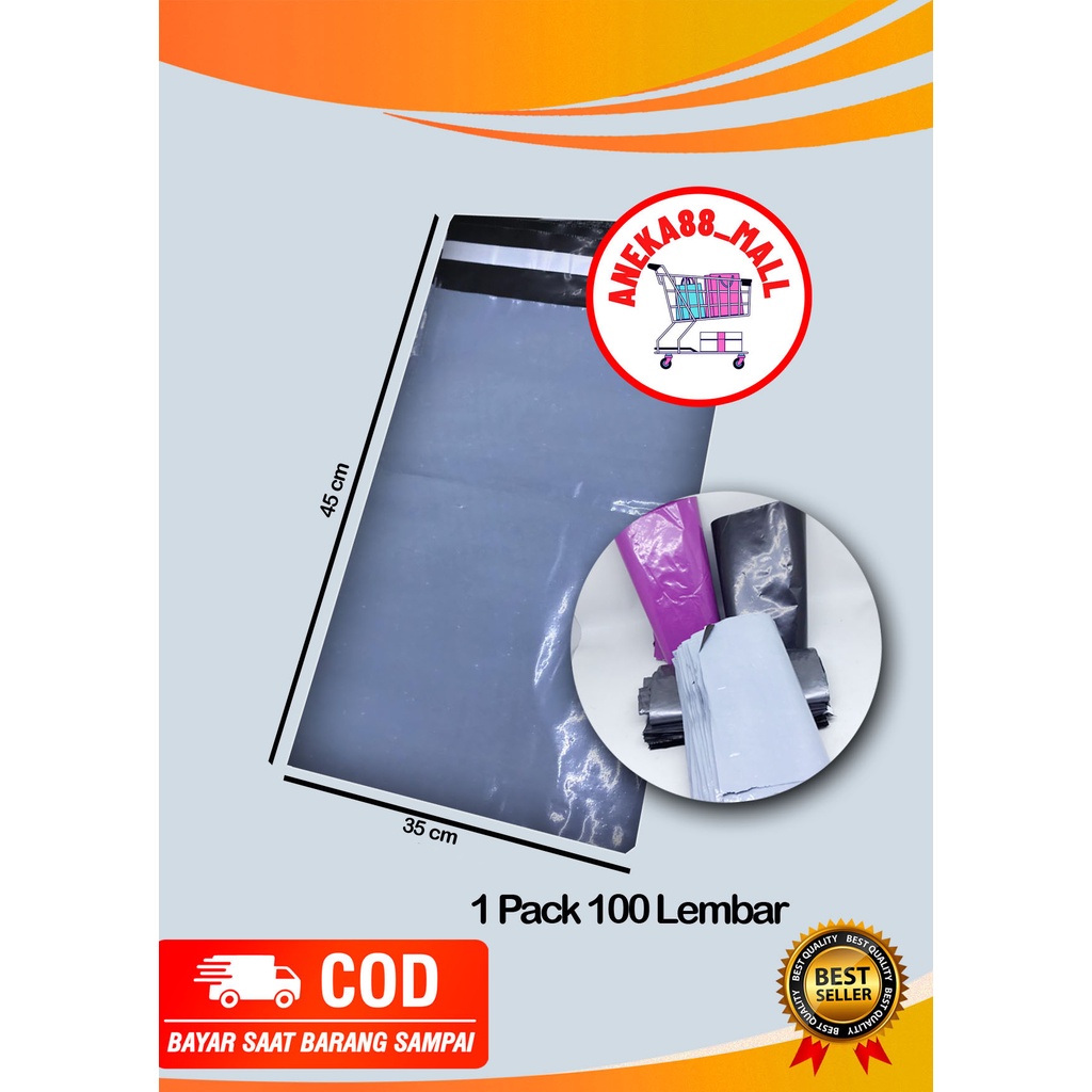 

RB TERMURAH 35x45 cm POLYMAILER packing bag plastik online shop olshop
