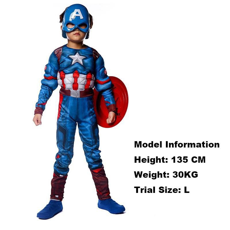Kostum captain america costume kapten america anak costum kapten amerika custom baju kapiten