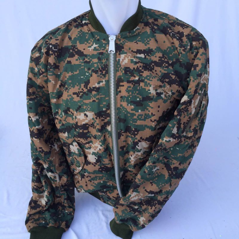 jaket kru loreng