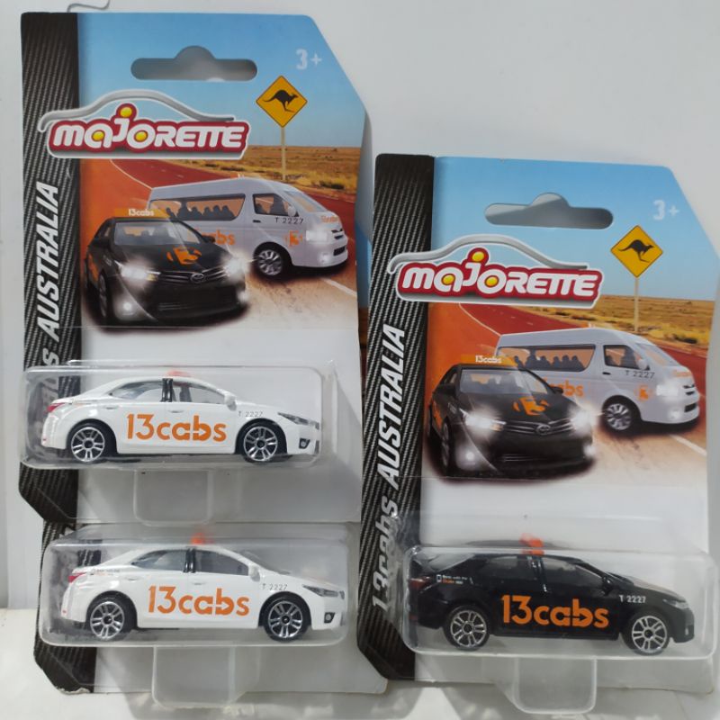 diecast majorette mobil toyota corrola altis taxi australia 13cabs