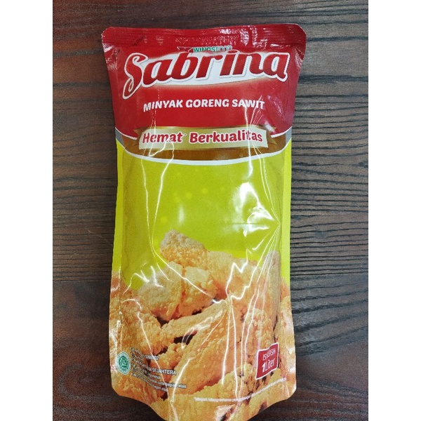 

Minyak goreng sabrina 1 liter