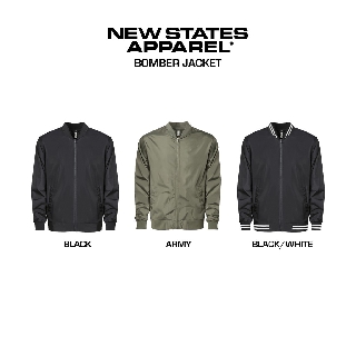 Jaket Polos Bomber Jacket New States Apparel 9830 Tahan 