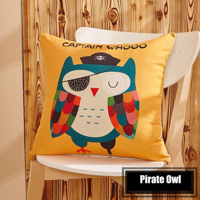 Sarung Bantal Kursi GRATIS Bantal Ukuran 40 x 40 Animal Bantal Sarung Terbaru Model Lucu Termurah