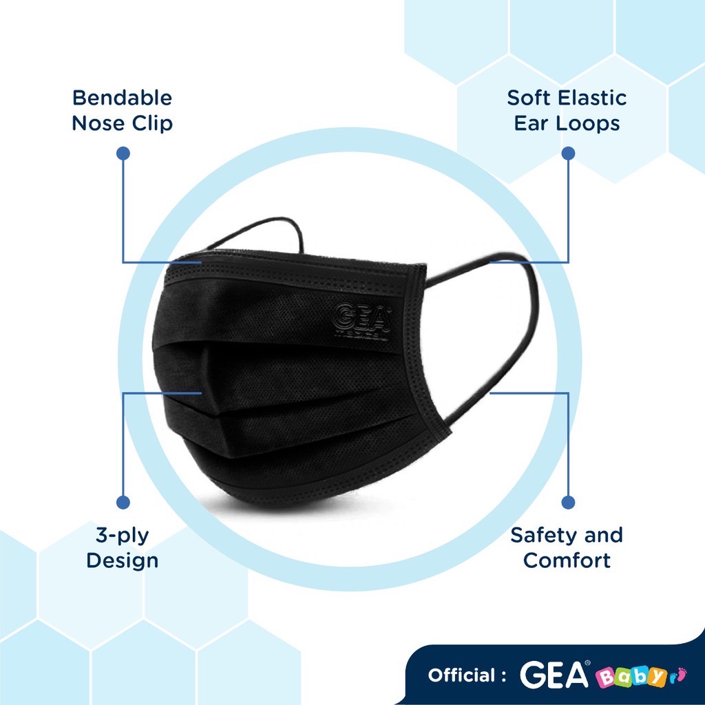 GEA MEDICAL SURGICAL MASK 3PLY / 0202005