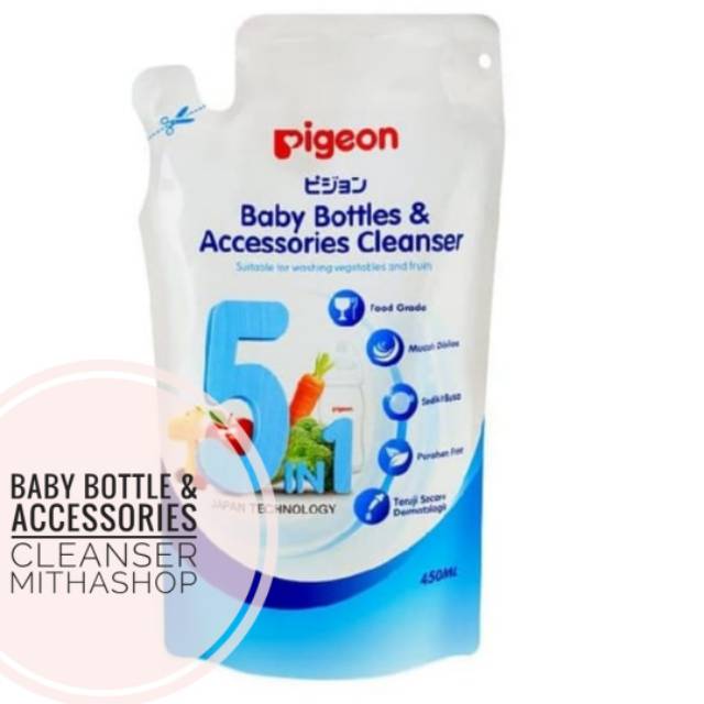 PIGEON Baby Bottle And Accessories Cleanser Refill 450 ml