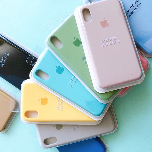 SILICONE CASE Pinksand Grey Tosca Yellow Deepblue Ip6/6s/6+/6s+/7/7+/8/8+/X/Xs/Xr/XsMax