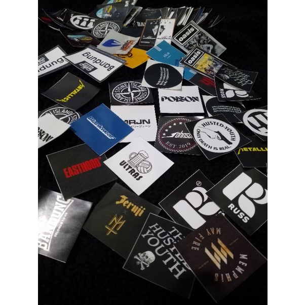 

stiker pack brand lokal