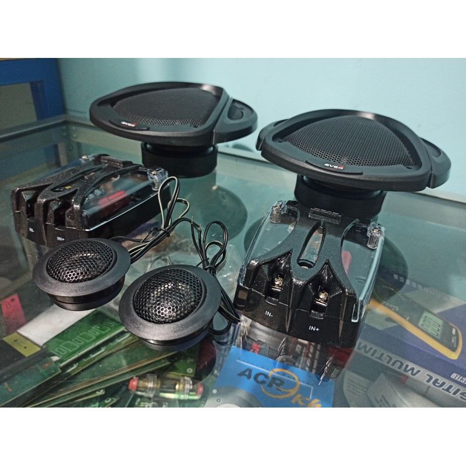 Speaker mobil Split 6inch VOKAL TWEETER crosover AVEO AE SS366