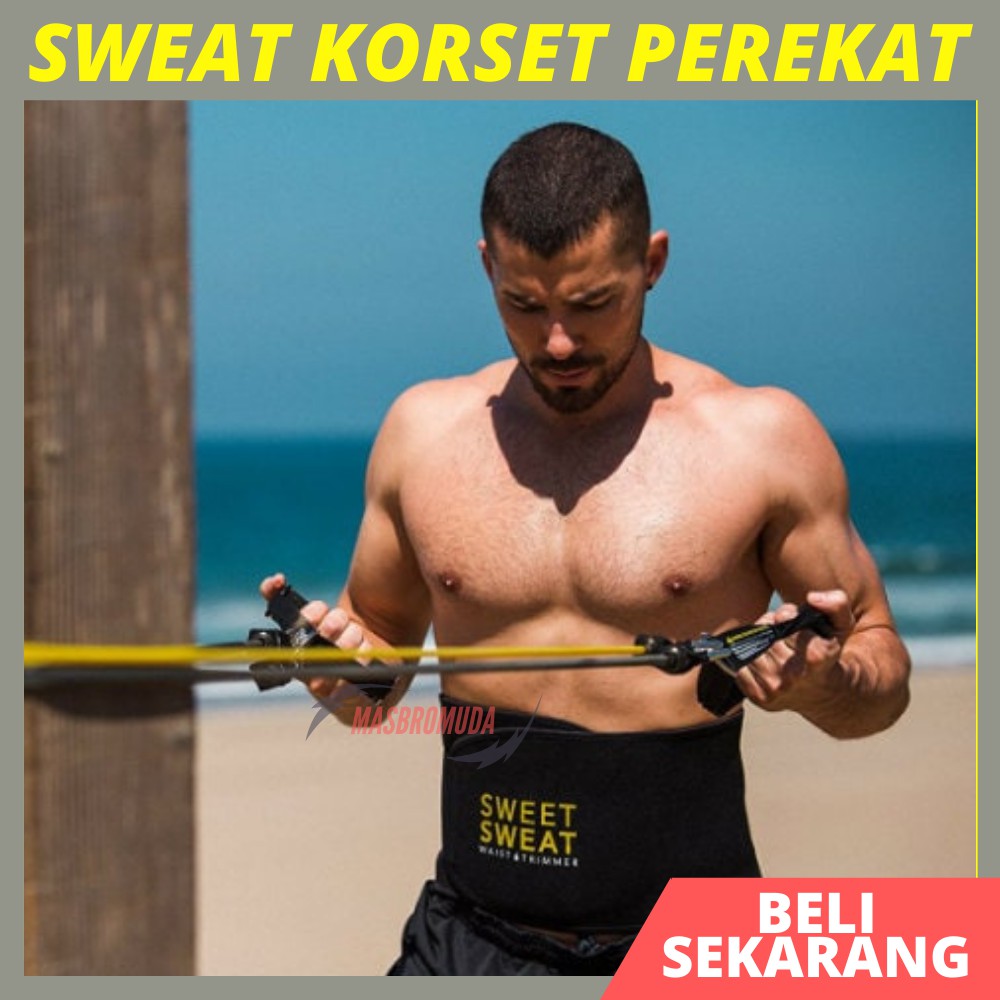 Korset Pelangsing Perut Buncit Sweet Sweat Perekat Pengecil Perut Hot Shapers Stagen Pria Wanita 001