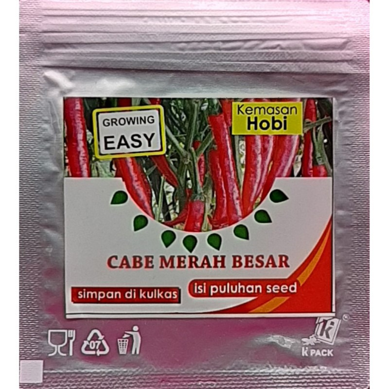 Kem. Hobi Benih Cabe Merah Besar / Benih Cabe Merah Besar Berkualitas - Benih Bibit Cabe Merah Besar