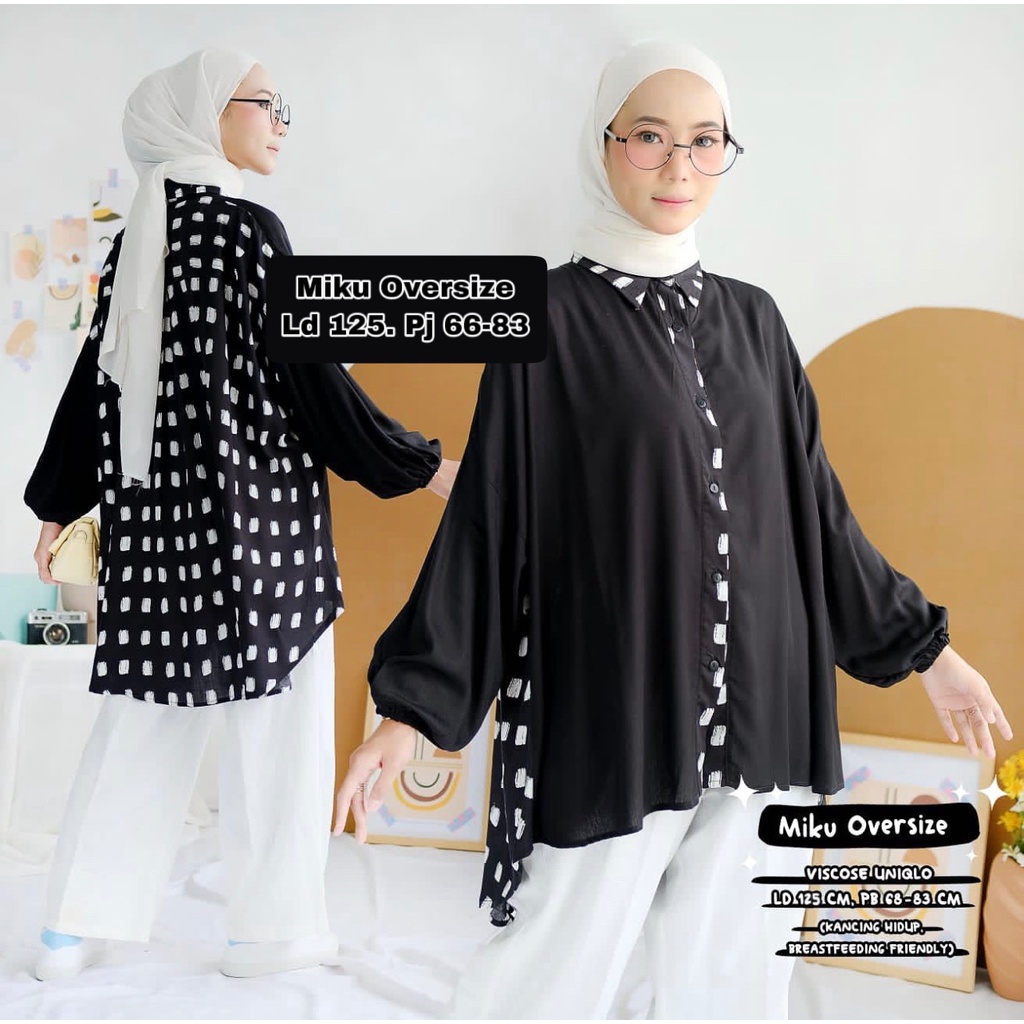 BLOUSE RAYON BUSUI - ATASAN KEMEJA KOMBI KATUN OVERSIZE JUMBO - DELNA ERZATA SEHIKO VELVE SINDIVA SINDIKA SINDIA BIFLIA ALINS DAVADIV MIKU ALDONA DILRA GHAFFA PINTA-MIKU