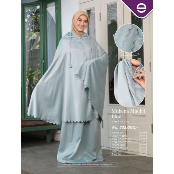 [READY] ETHICA MUKENA MAULVI BLUE MAULVI DUSTY BROWN MAULVI GREEN