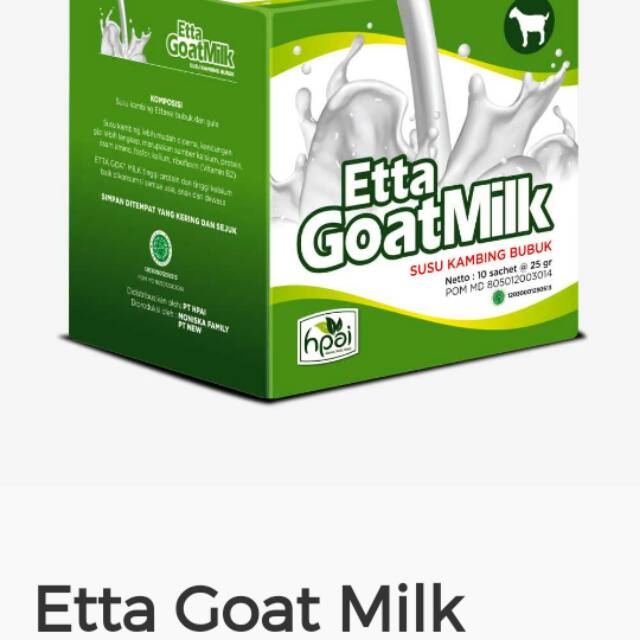 

Etta goal milk