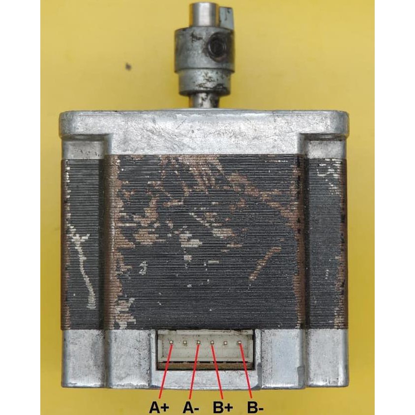 Stepper Motor Nema23 23Km-C051-07V Nema 23 Torque 9.9Kg/F 1.8 Degree Iseeu773 Dijamin