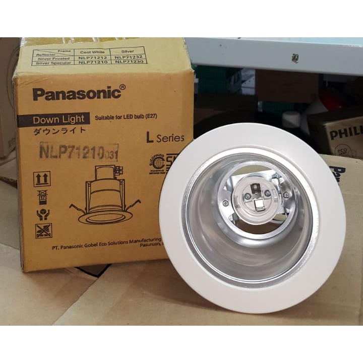 PANASONIC Downlight 3&quot; Putih Dove NLP 71210 / NLP 71212