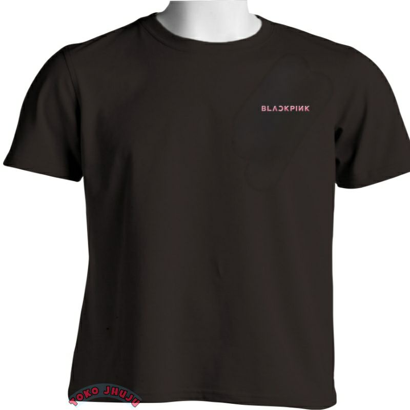 Kaos Jennie Blackpink Logo Kecil