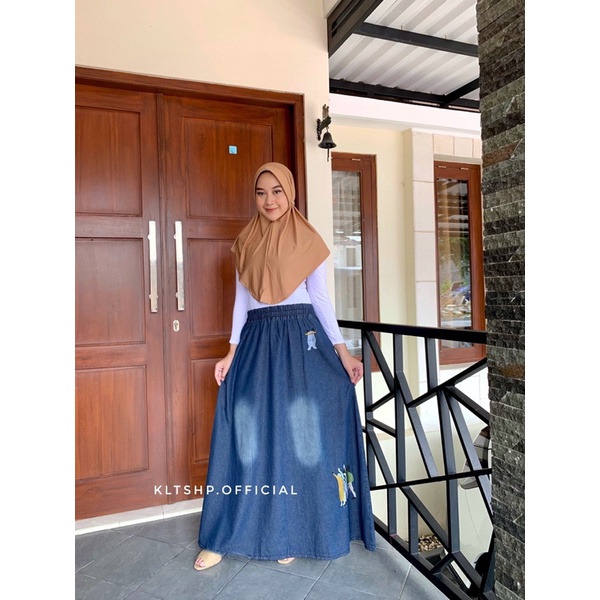 ROK JEANS MAYUNG JUMBO KARAKTER
