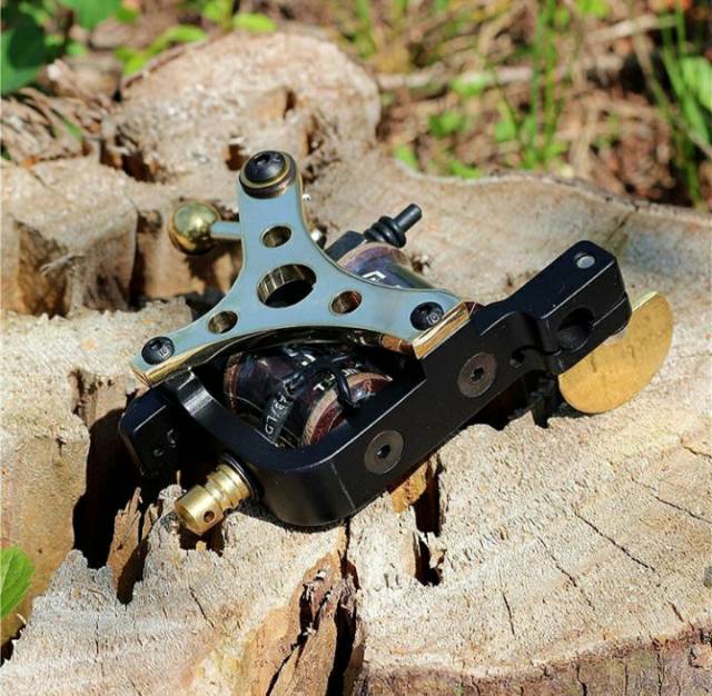 Thomas Profesional Tattoo Machine Liner Coil Handmade Mesin Tato