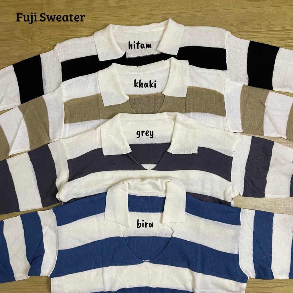 FUJI SWEATER  CROP  RAJUT