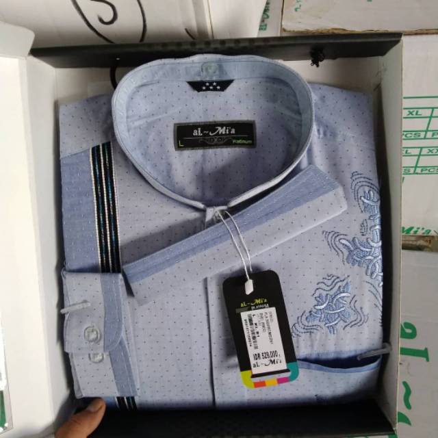 Baju koko al-Mia Platinum Mst 100% original