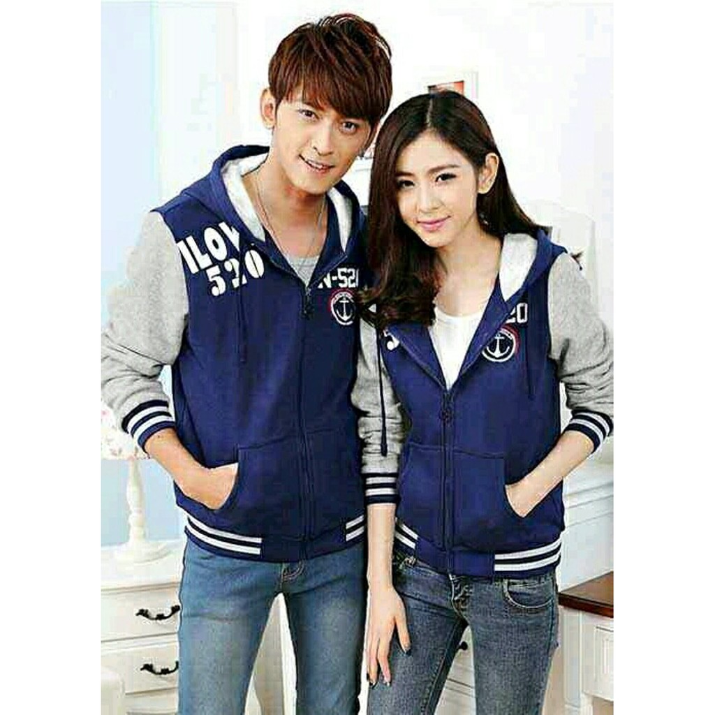 G CP JAKET 520 jaket couple pasangan kembaran cewek cowok pria wanita bagus murah ternd masa kini
