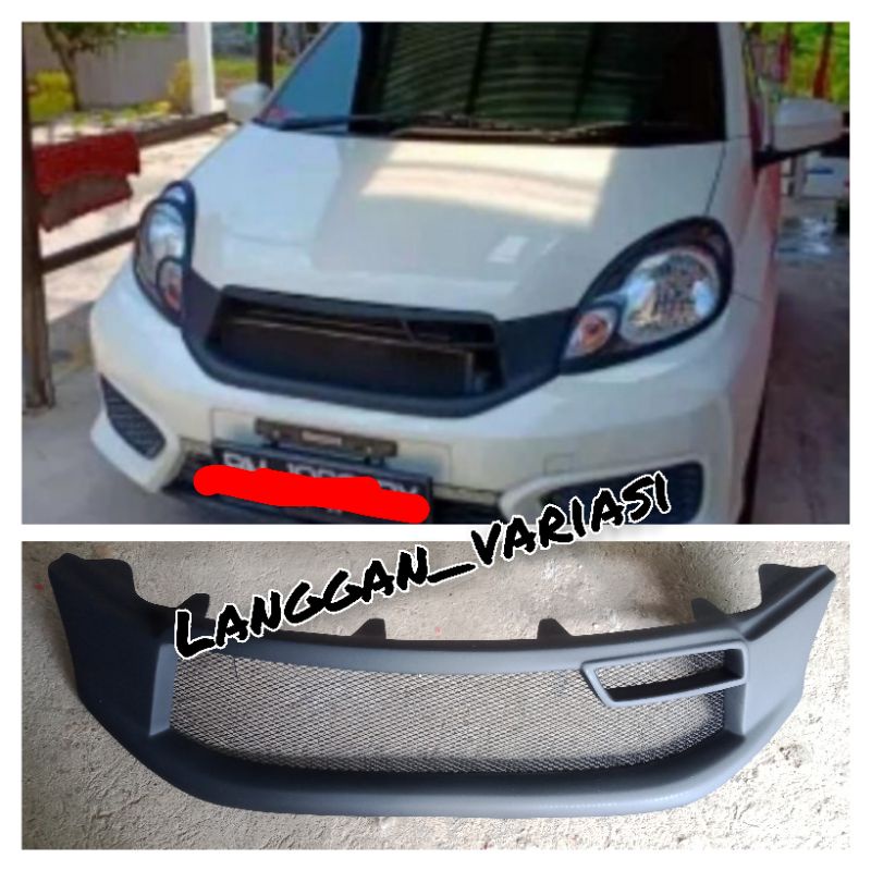 Grill Brio Satya tahun 2016 2017 model jaring sporty variasi grill Brio RS 2017