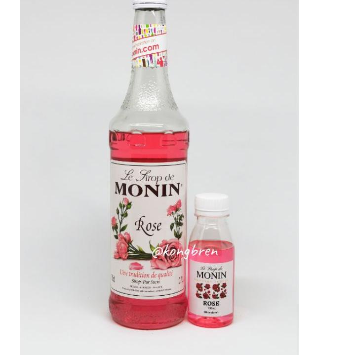 

ド Sirup Monin Repack 100ml - Monin Syrup Vanilla - Caramel - Hazelnut - Rose - Peach - Pandan - Lychee ☞