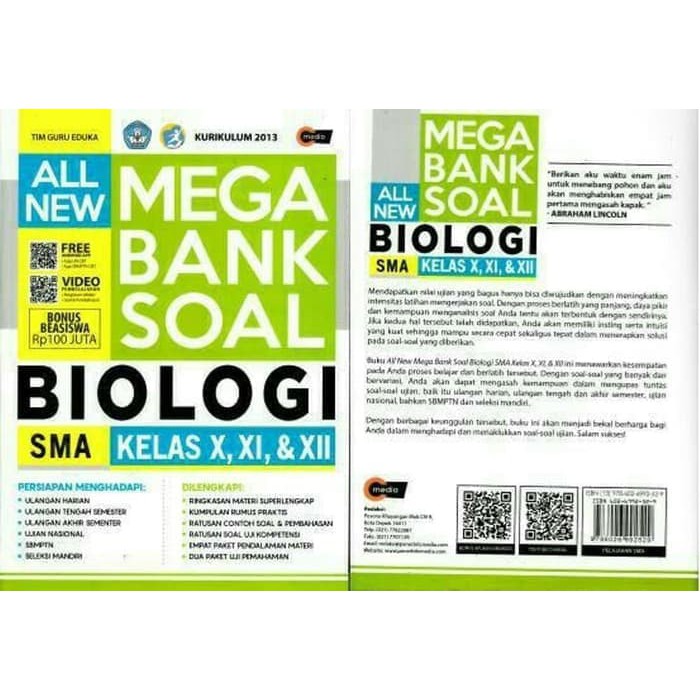All New Mega Bank Soal Biologi Sma Kelas X Xi Xii Shopee Indonesia