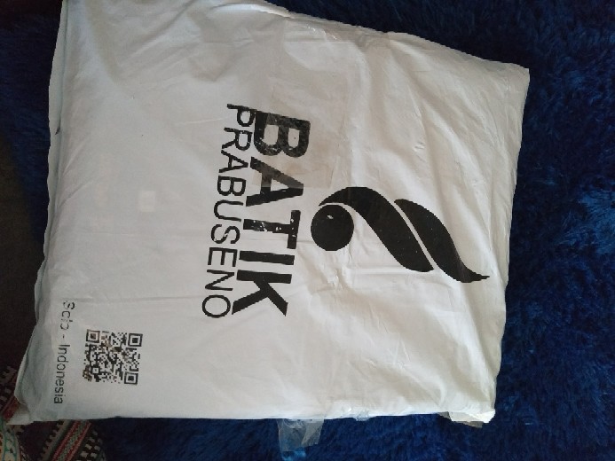 Kemeja Batik Pria Lengan Panjang Mahardika Navy Full Furing Baju Hem Atasan Premium Modern Katun