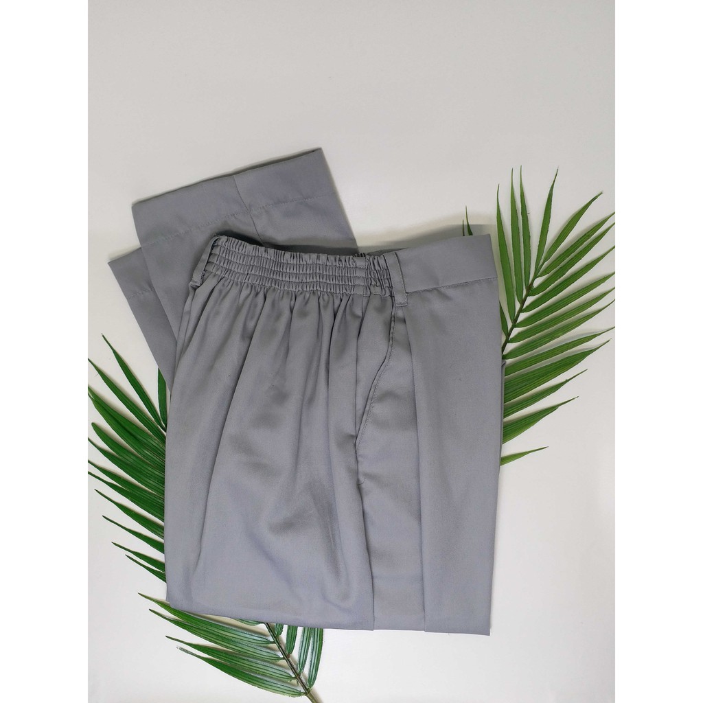 Cyc  ARZ Celana Baggy Pants Grey Wanita American Drill Premium Fashion Casual Kekinian Modis Trendy