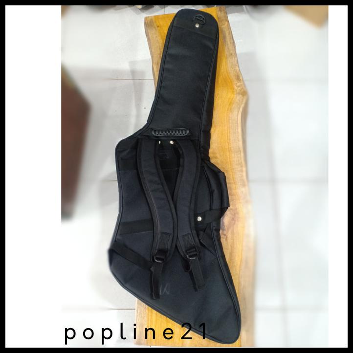 Tas Gitar Model Explorer / Softcase Electric Gibson Schecter Explorer