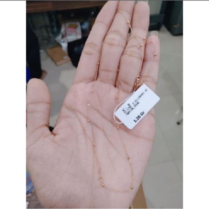 Kalung Jedar_Rose Gold / Jedar_2warna SQ5//10k "Semar Nusantara"