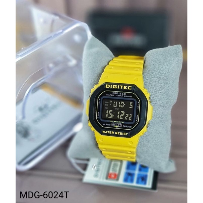 Jam Tangan Pria Digital Digitec Original MDG-6024T Tahan Air Gratis Ongkir COD