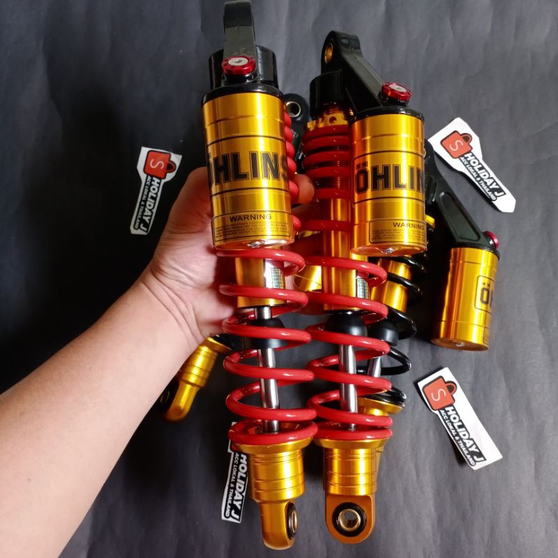 SHOCKBREKER TABUNG MODEL YSS RX KING TIGER GL CB SUPRA JUPITERZ FIZR VEGA ZR 280 320 340-Red