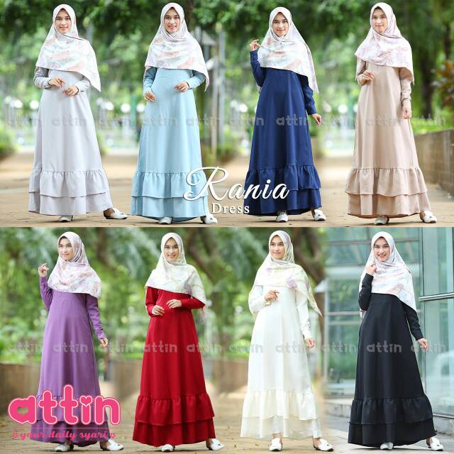 Gamis Murah Busui Friendly Crep Attin Mirip Fenuza Zizara Jasmine
